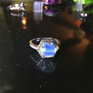 Hexagon Opal Ring
